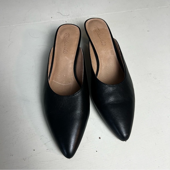 Madewell The Taye Mule in Black Leather - Picture 3 of 9